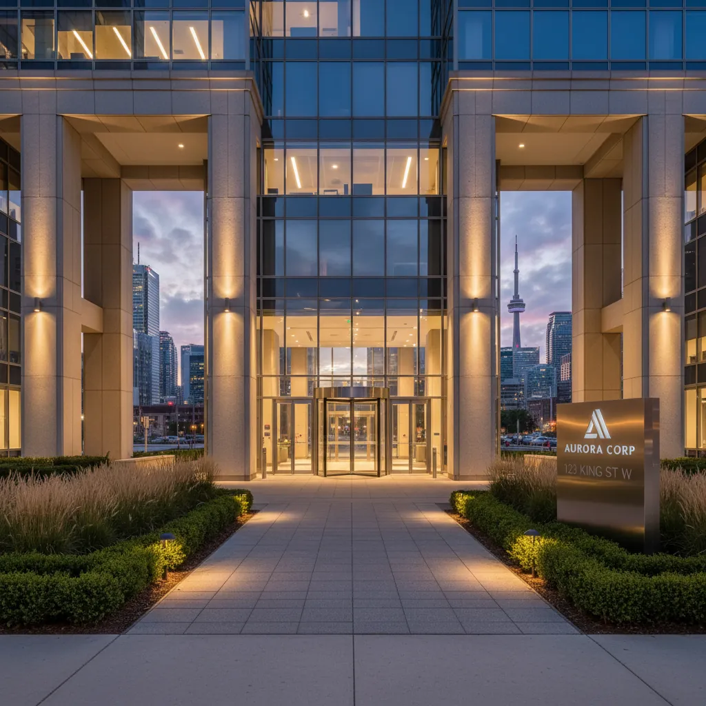 Architectural facade and accent lighting