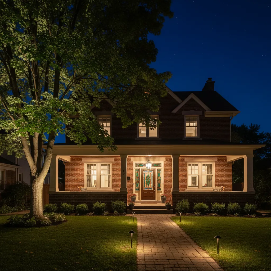 Soffit and eave lighting Toronto