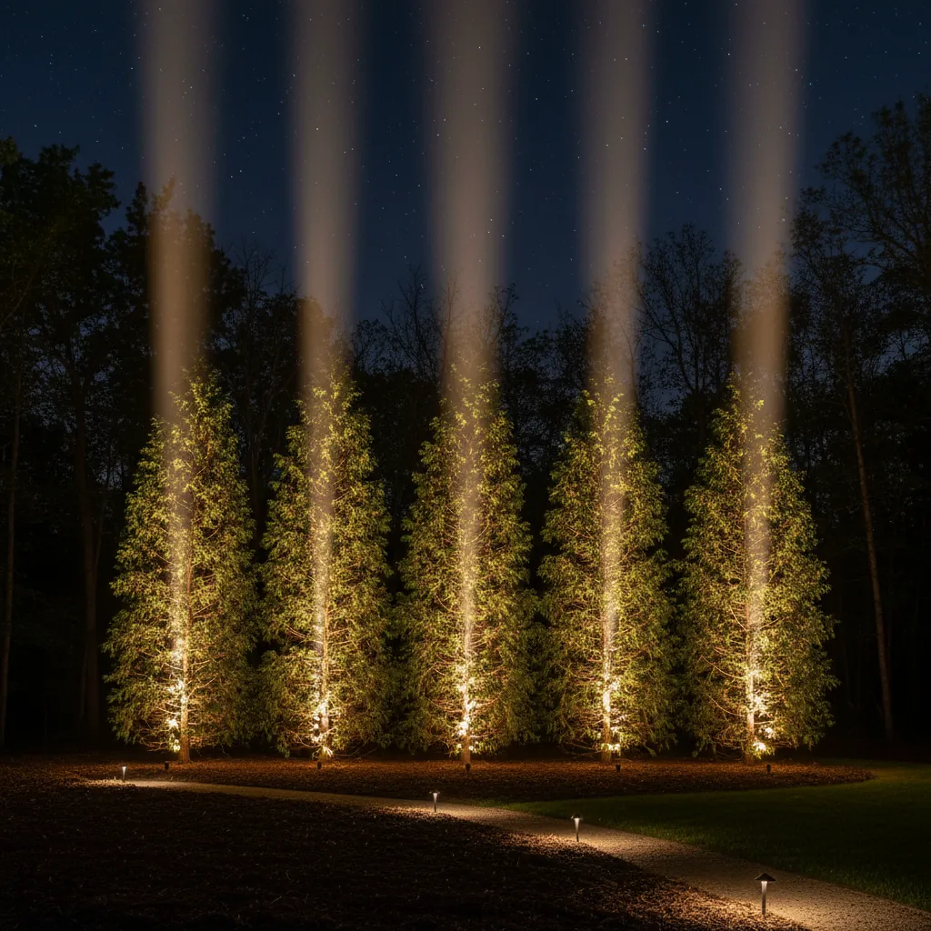 Landscape lighting installation process and professional wiring