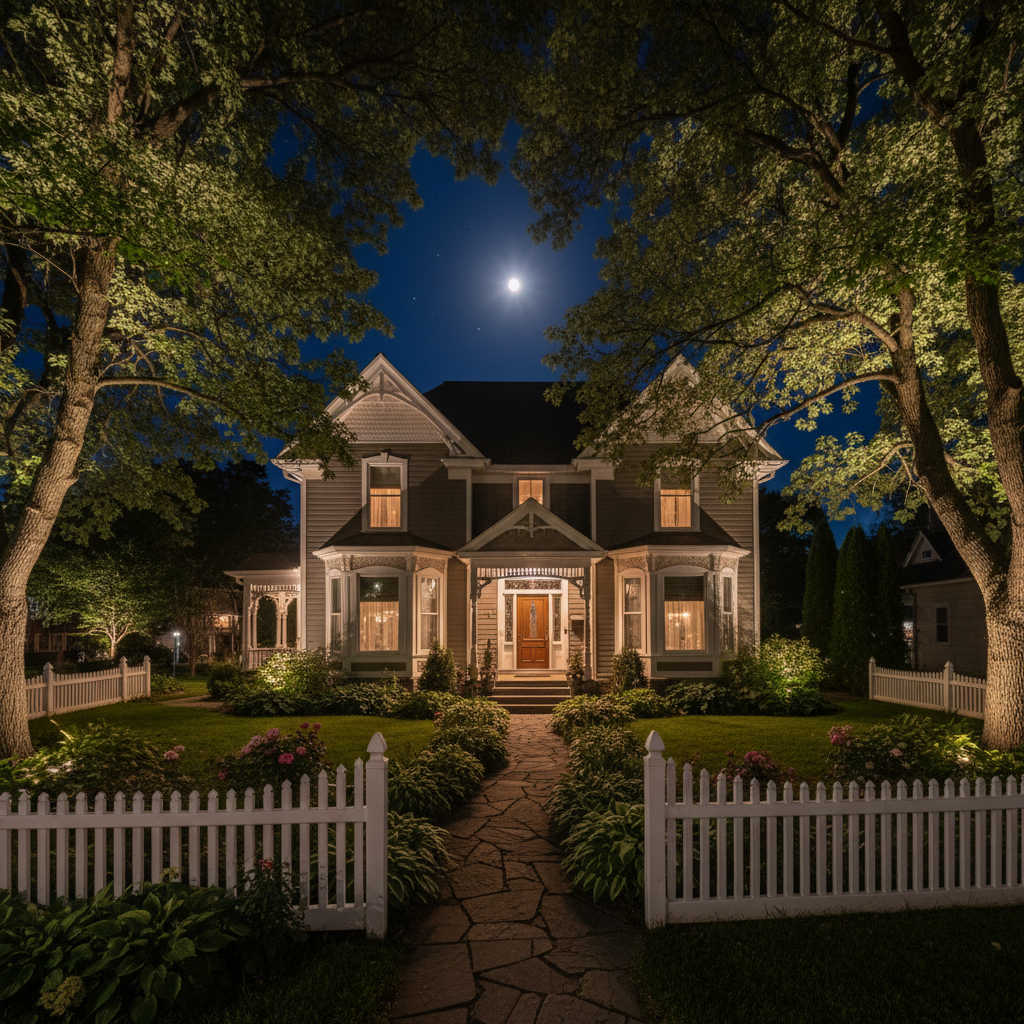 Landscape lighting installation process in Toronto