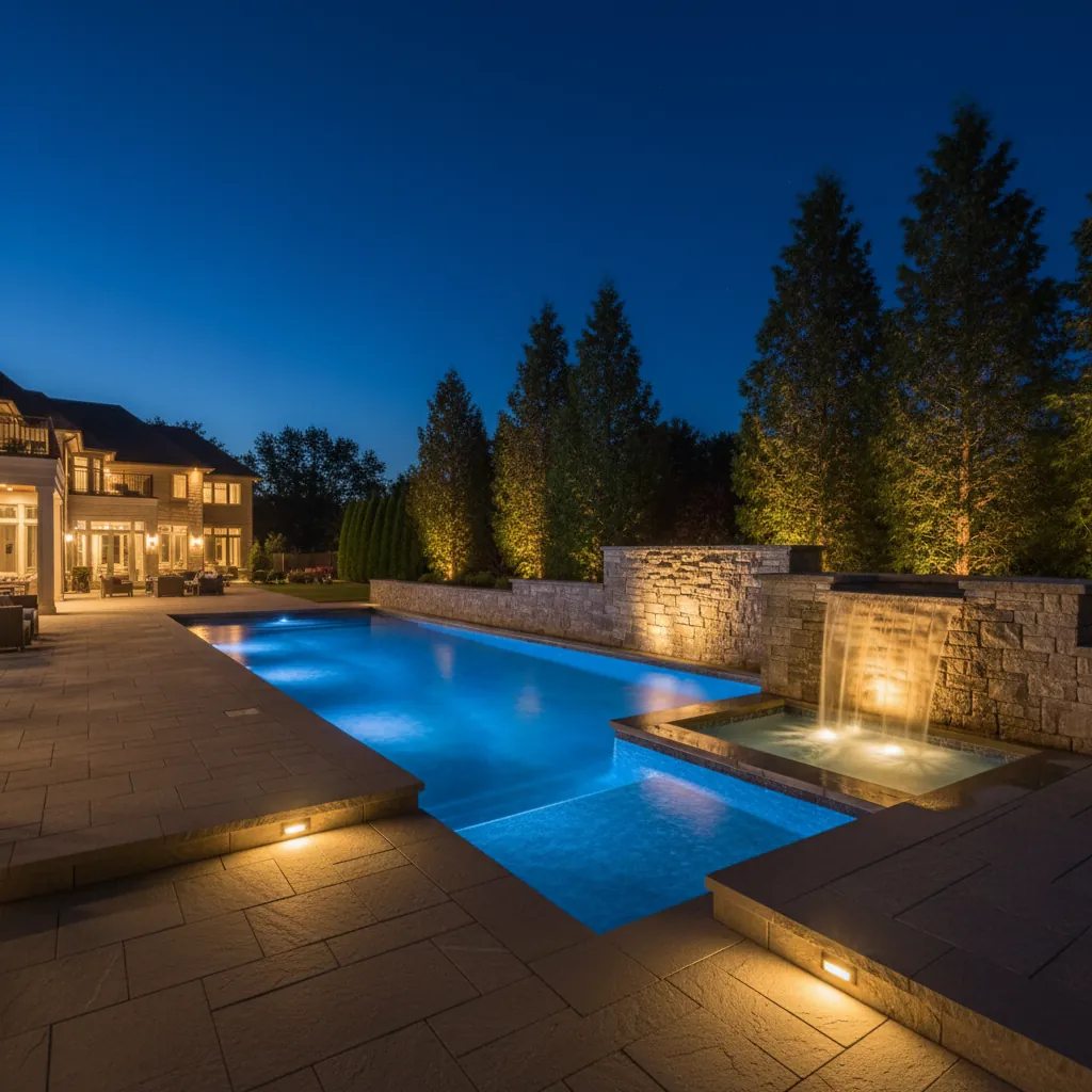 Port Credit Pool & Waterfall Composition