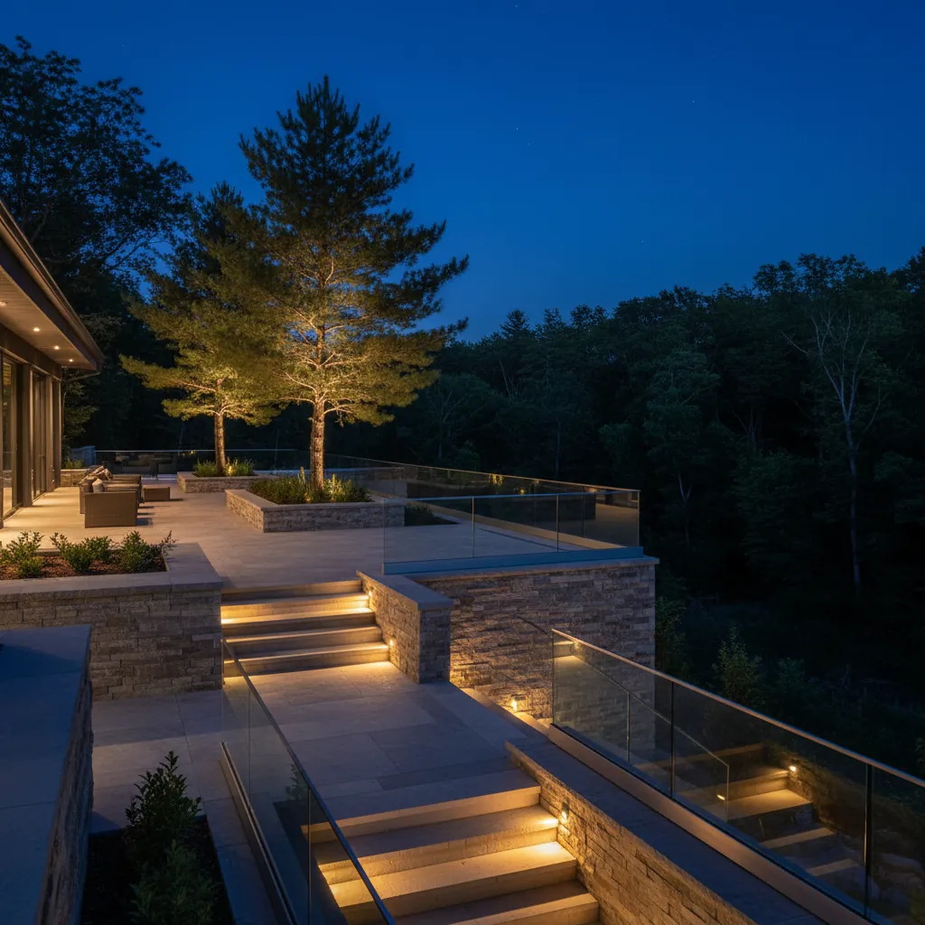 Kleinburg Ravine Terrace Lighting