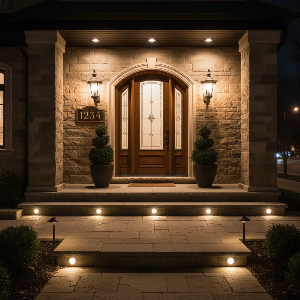 Professional stair and step safety lighting