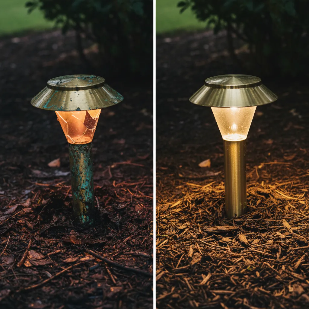 Professional outdoor lighting maintenance