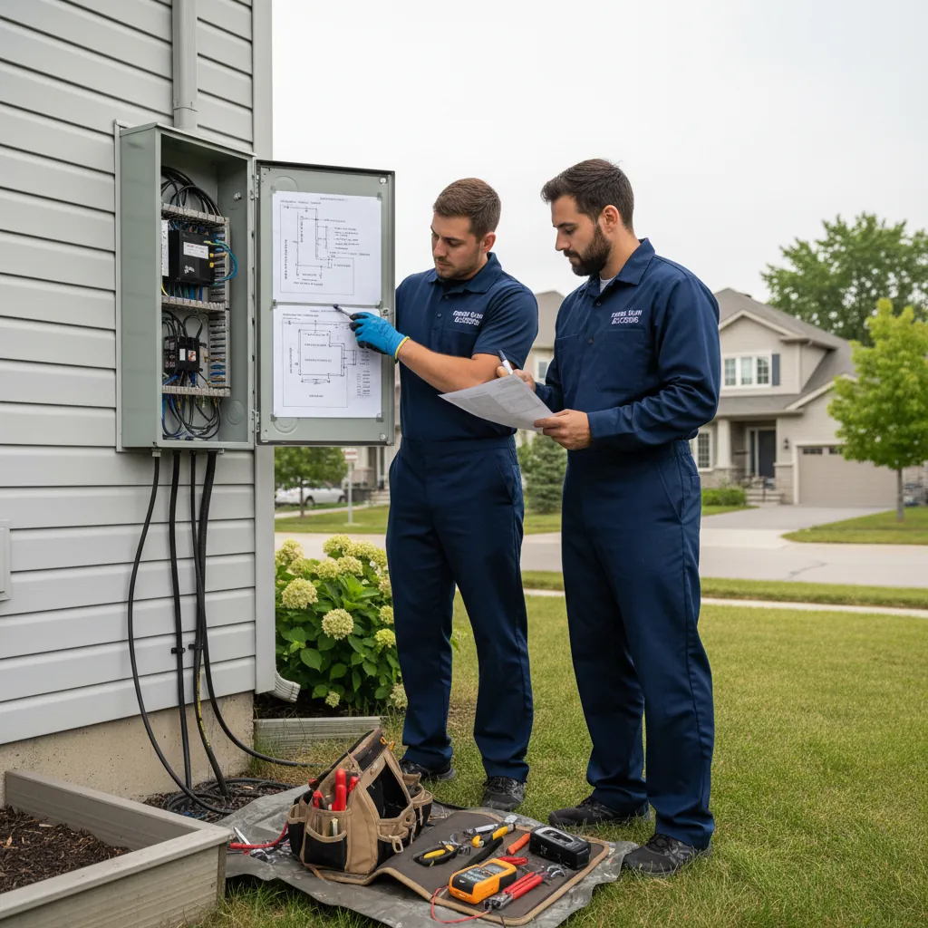 Soffit lighting installation
