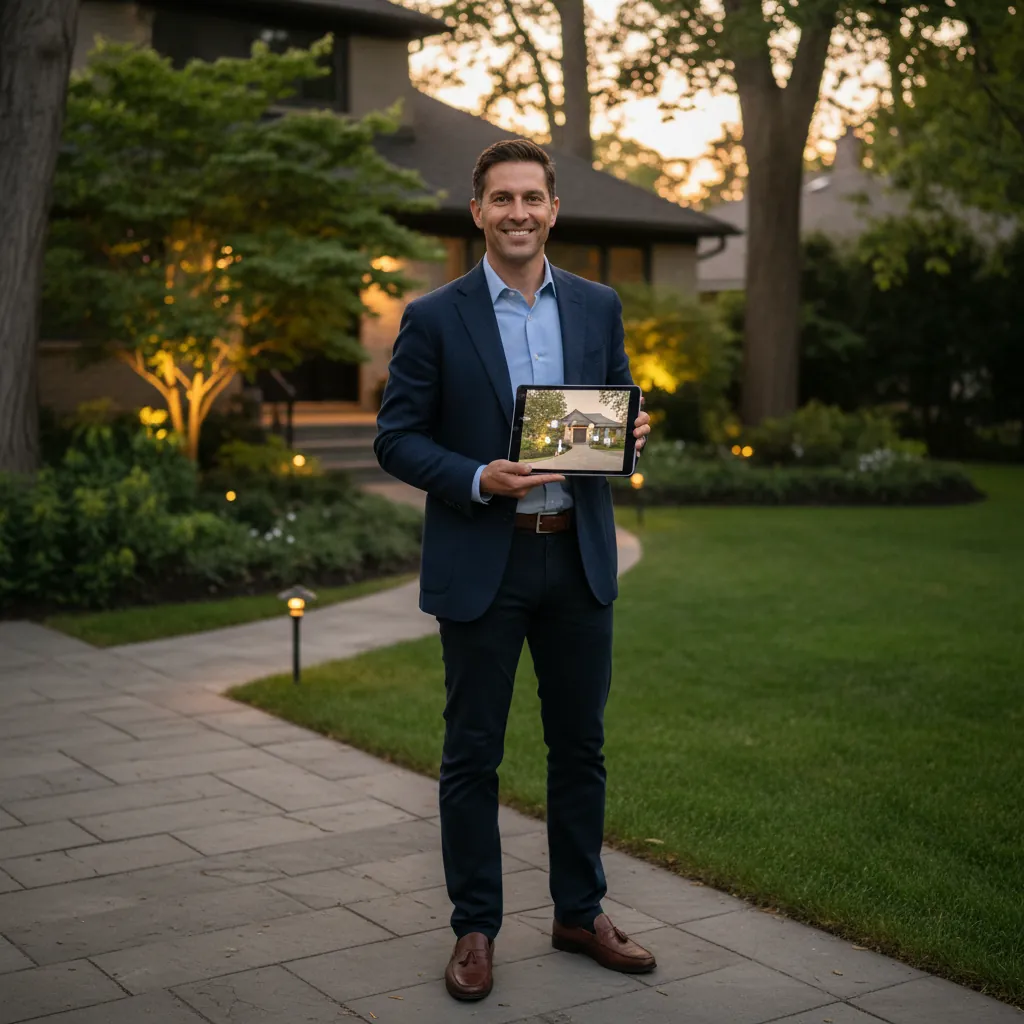 Professional outdoor lighting design for Toronto home