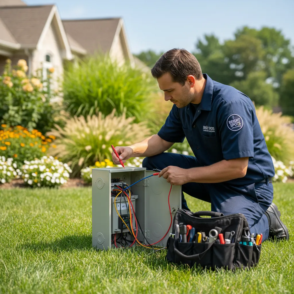 Landscape lighting maintenance